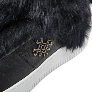 Blaue Baumwolle Damen Sneaker