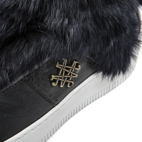 Blaue Baumwolle Damen Sneaker