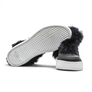 Blaue Baumwolle Damen Sneaker