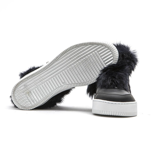 Blaue Baumwolle Damen Sneaker