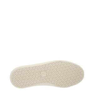 Hellblaue Stoff-Sneaker mit niedrigem Schaft