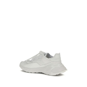 Weiße Polyamid-Sportschuhe