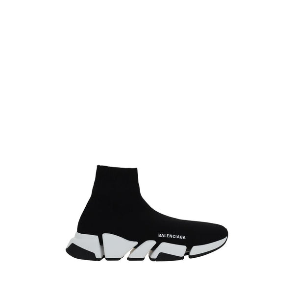 Schwarze Polyester-Sportschuhe