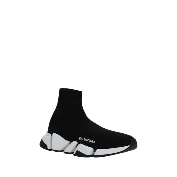 Schwarze Polyester-Sportschuhe