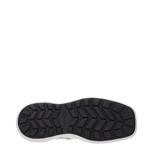 Weiße Leder Slipper
