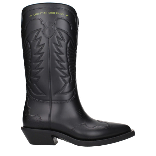 Schwarze Baumwollstiefel