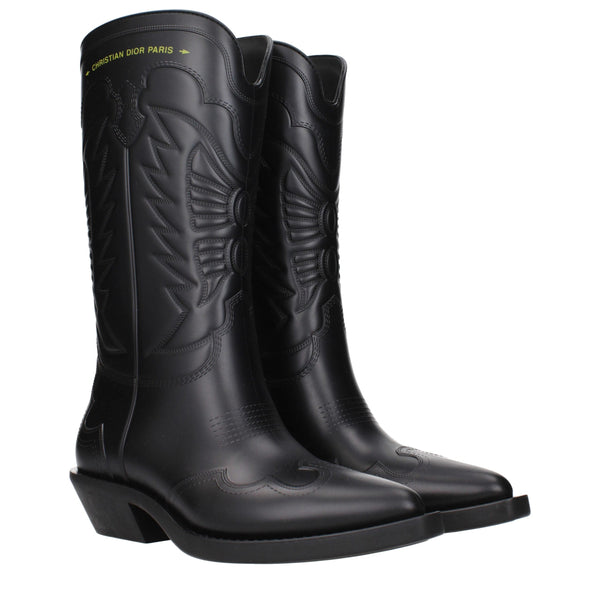 Schwarze Baumwollstiefel