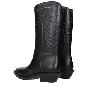 Schwarze Baumwollstiefel