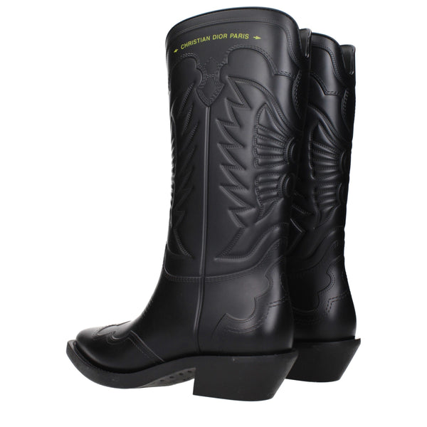 Schwarze Baumwollstiefel