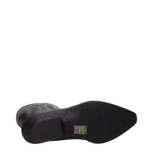 Schwarze Baumwollstiefel