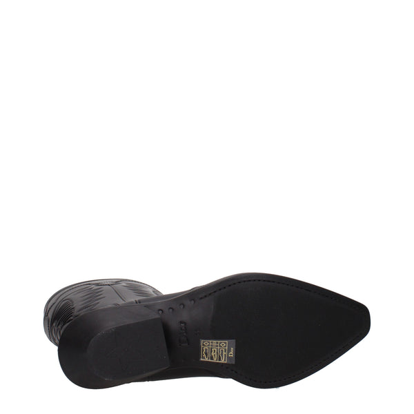 Schwarze Baumwollstiefel