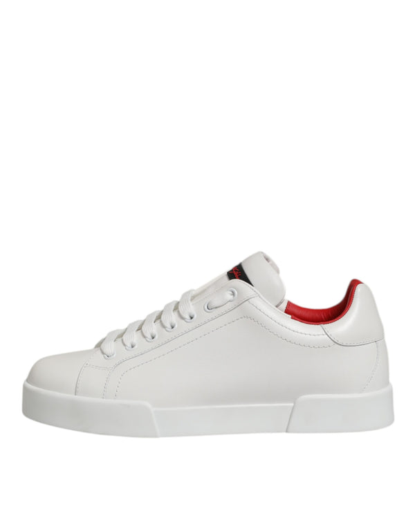 Weiße Leder Schnürschuhe Low Top Sneakers Schuhe