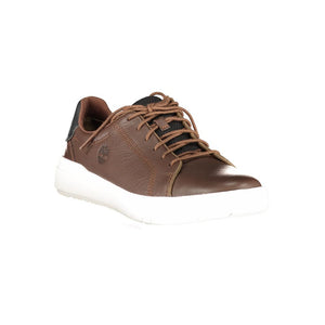 Braunes Leder Herren Sneaker