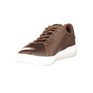 Braunes Leder Herren Sneaker