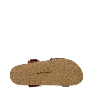 Braune Leder-Sandalen