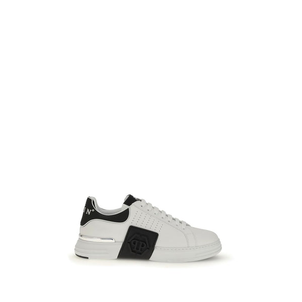 Weiße Kalbshaut Bos Taurus Sportschuhe