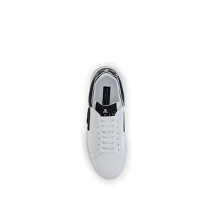 Weiße Kalbshaut Bos Taurus Sportschuhe