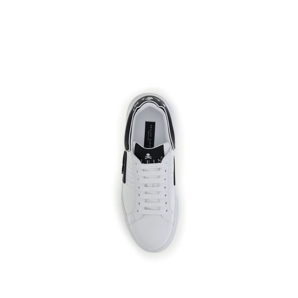 Weiße Kalbshaut Bos Taurus Sportschuhe