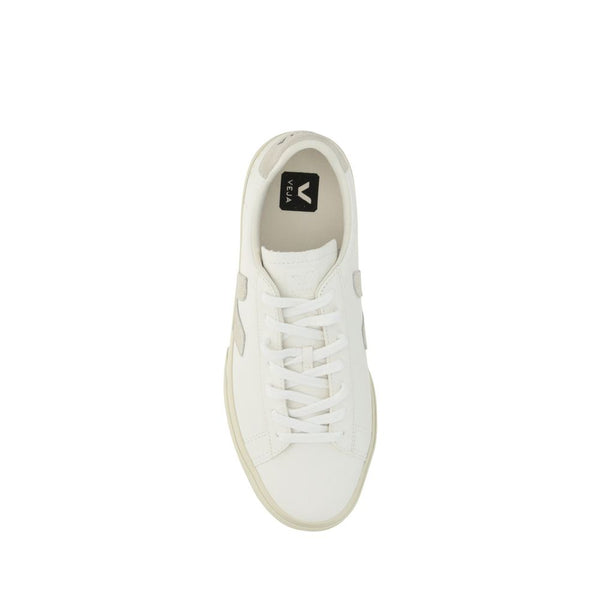 Weiße Kalbshaut Bos Taurus Sneakers mit niedrigem Schaft