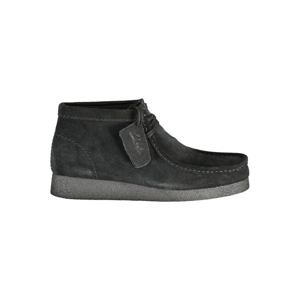 Schwarzes Leder Herren Sneaker