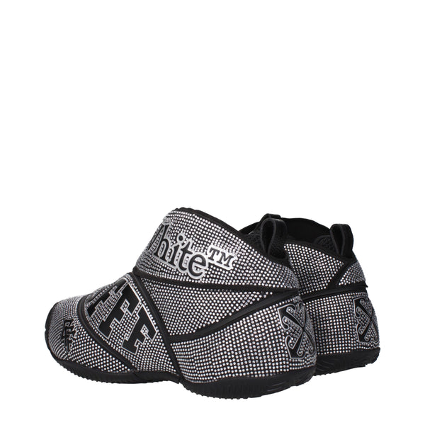 Schwarz Baumwolle Turnschuhe