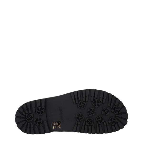 Grüne Stoff-Sandalen