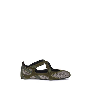 Grüne Polyethylen-Ballerinas