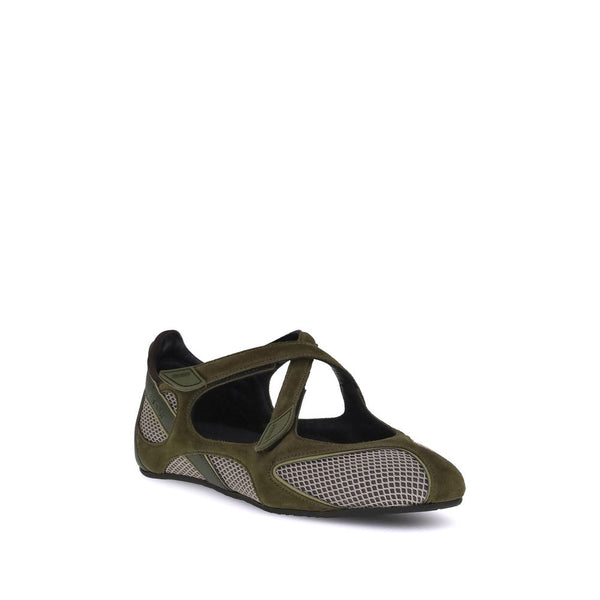 Grüne Polyethylen-Ballerinas