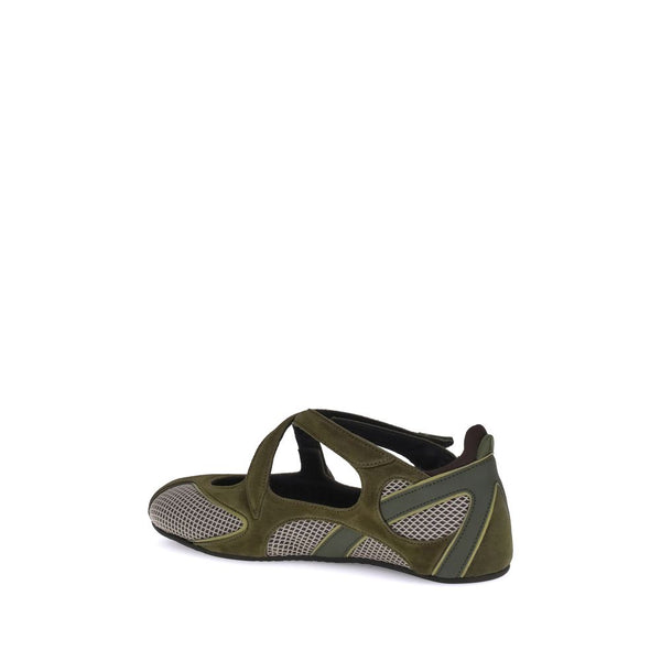 Grüne Polyethylen-Ballerinas