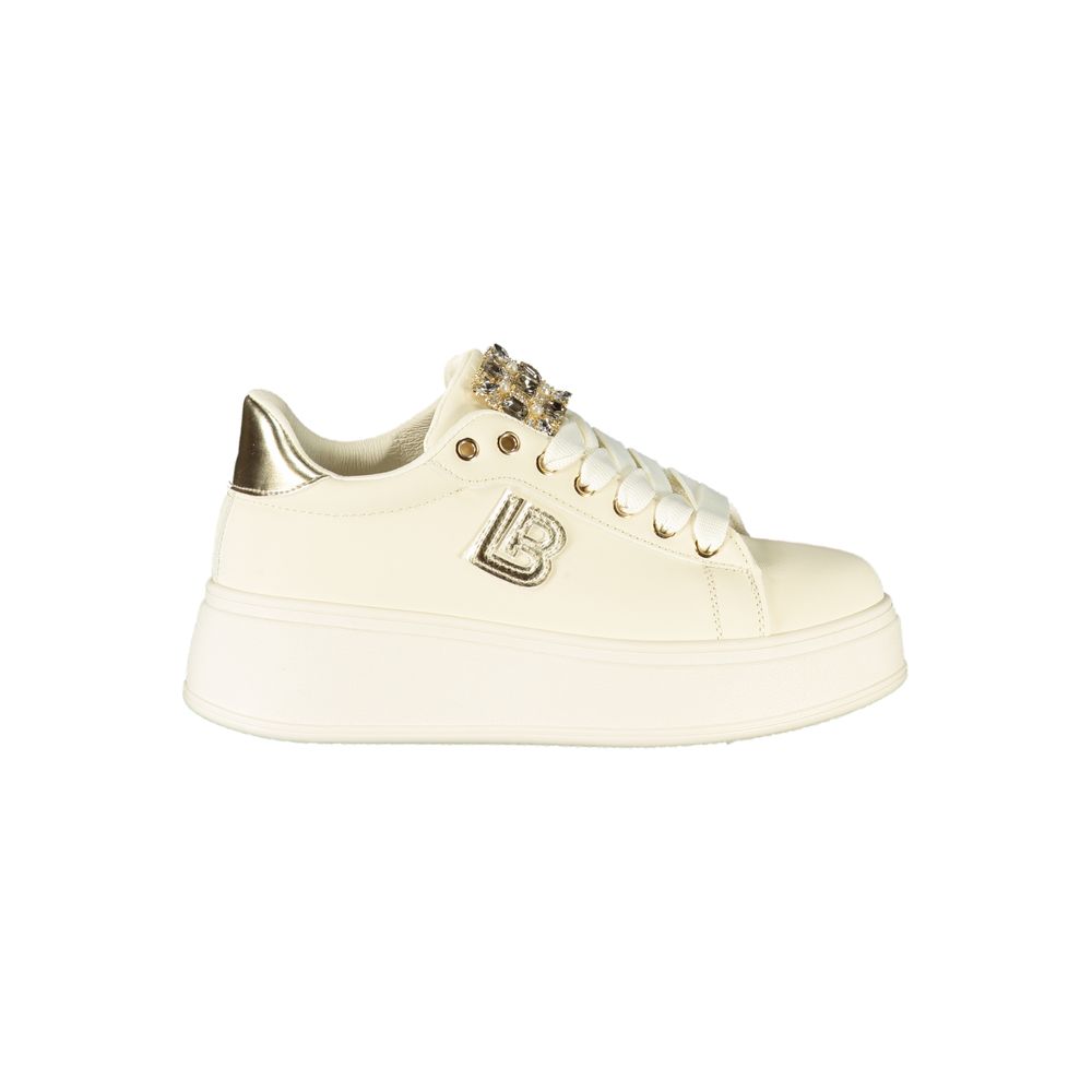 Beige Polyester Damen Sneaker