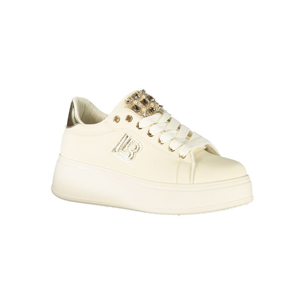 Beige Polyester Damen Sneaker