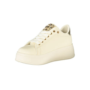 Beige Polyester Damen Sneaker