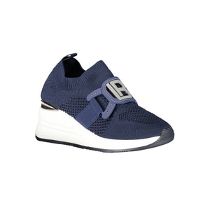 Blaue Polyester Damen Sneaker