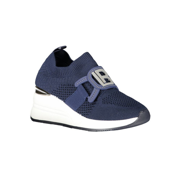 Blaue Polyester Damen Sneaker