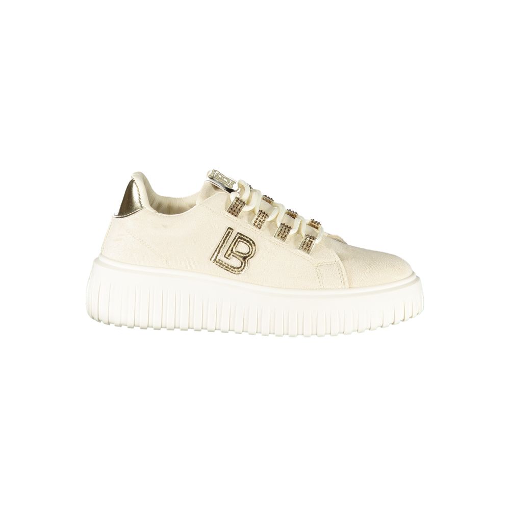 Beige Polyester Damen Sneaker