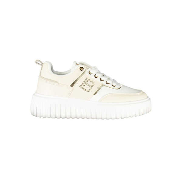 Beige Polyester Damen Sneaker