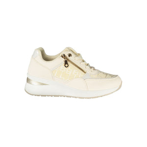 Weißer Polyester Damen Sneaker