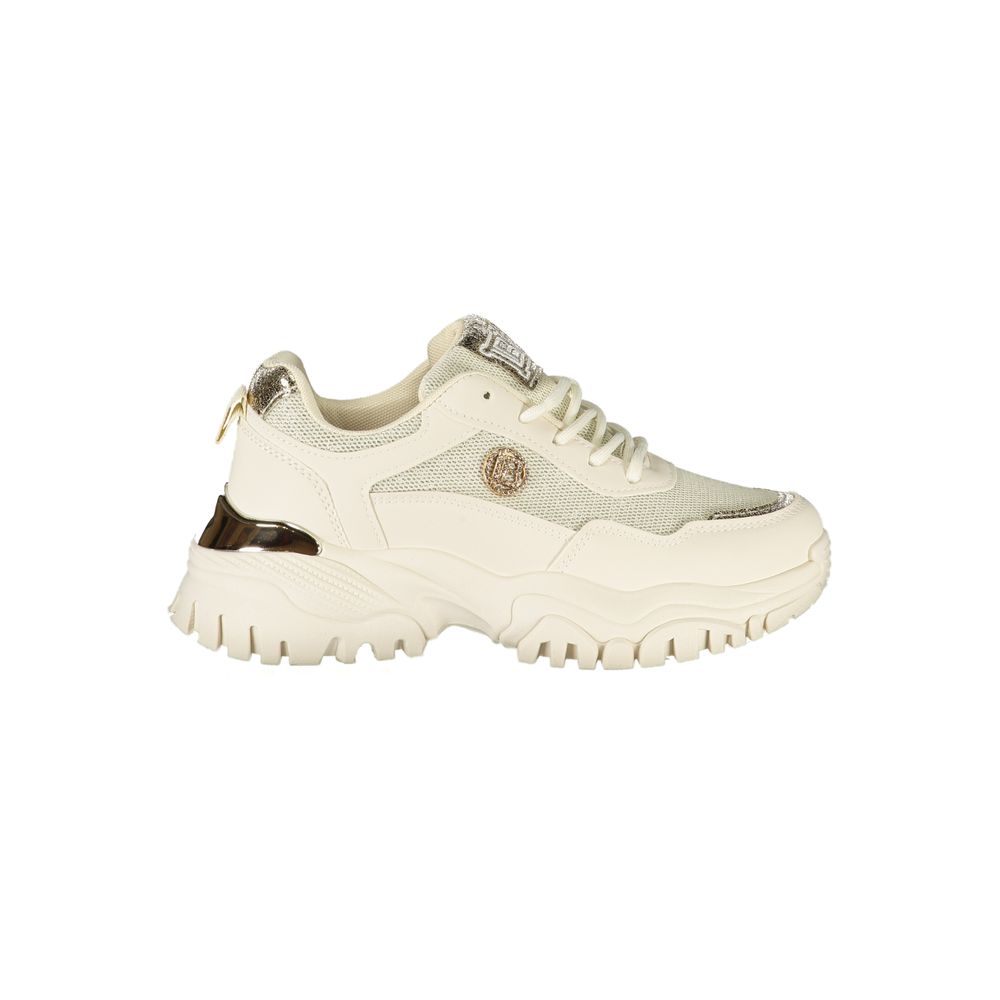 Beige Polyester Damen Sneaker