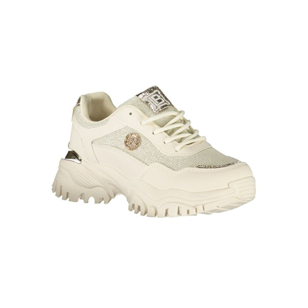 Beige Polyester Damen Sneaker