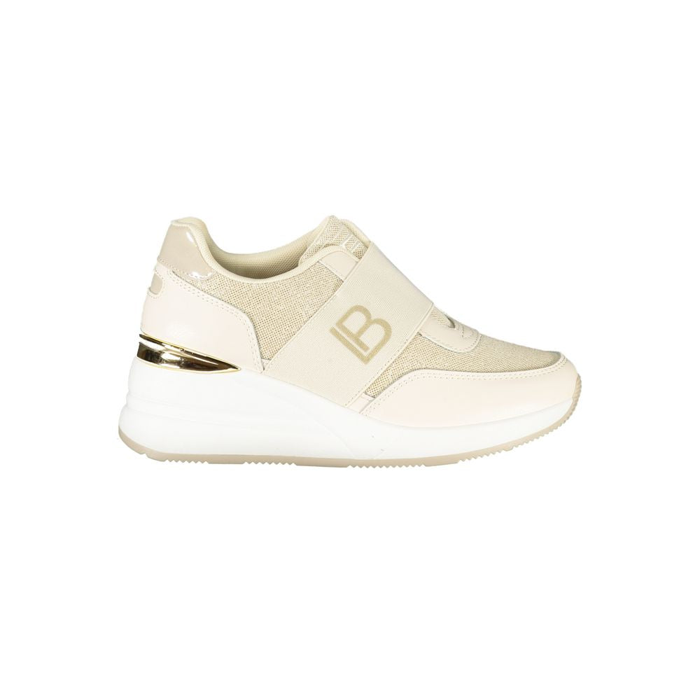 Beige Polyester Damen Sneaker