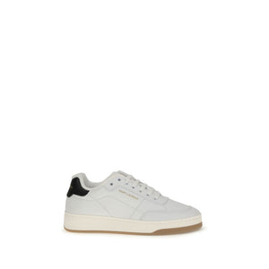 Weiße Kalbshaut Bos Taurus Sneakers mit niedrigem Schaft