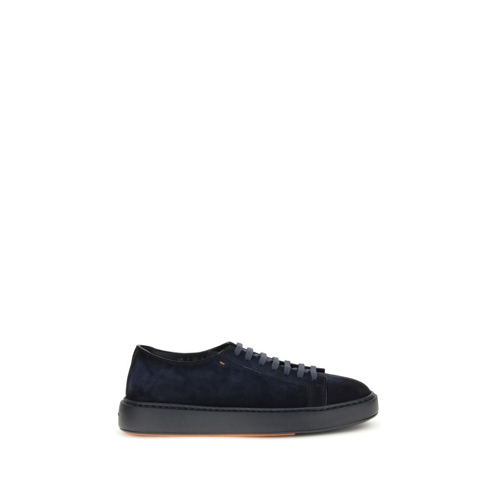 Sneaker Bos Taurus aus blauem Kalbsleder