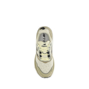 Beige Polyamid-Sneaker
