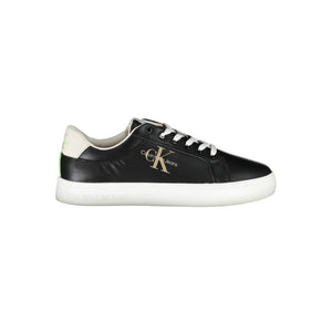 Schwarzer Polyester Sneaker