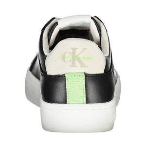 Schwarzer Polyester Sneaker