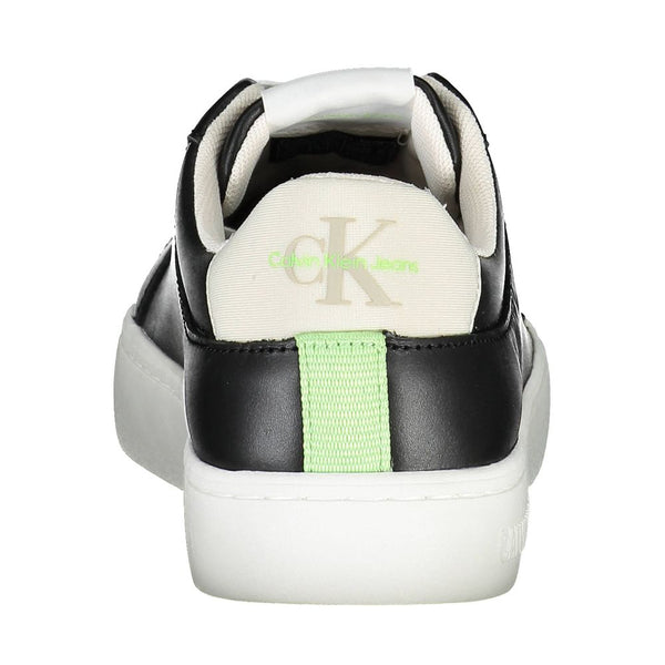 Schwarzer Polyester Sneaker