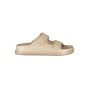 Beige Polyethylen-Sandale