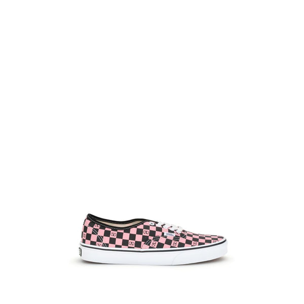 Bunte Baumwoll-Sneaker mit niedrigem Schaft