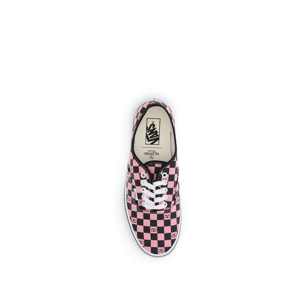 Bunte Baumwoll-Sneaker mit niedrigem Schaft