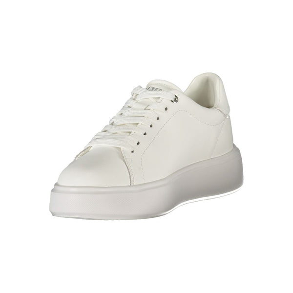 Weißes Leder Damen Sneaker